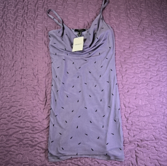 Forever 21 Purple Dress NWT - Picture 2 of 4